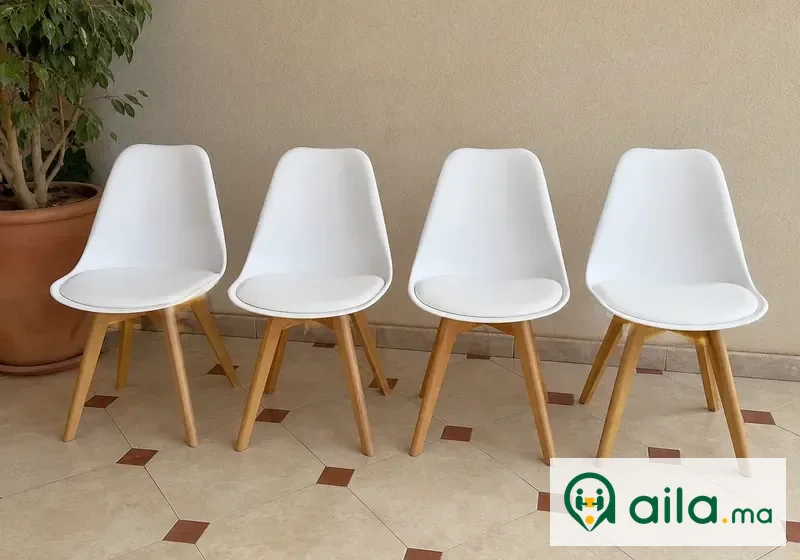 Lot de 4 chaises scandinaves