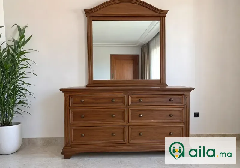 Commode avec miroir