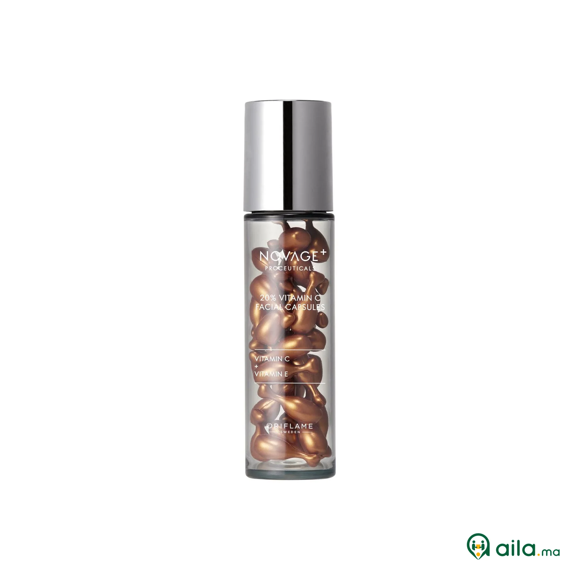 Capsules de Vitamine C 20% pour le visage Novage+ Proceuticals