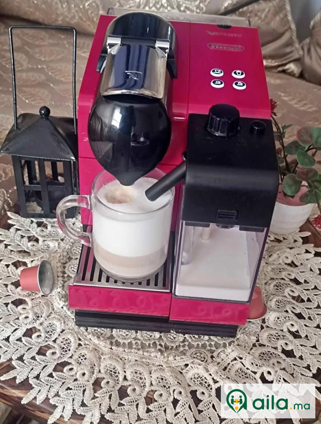 MACHINE A CAFÉ NESPRESSO DELONGHI LATTISSIMA TOUCHE AVEC MOSSEUR LAIT