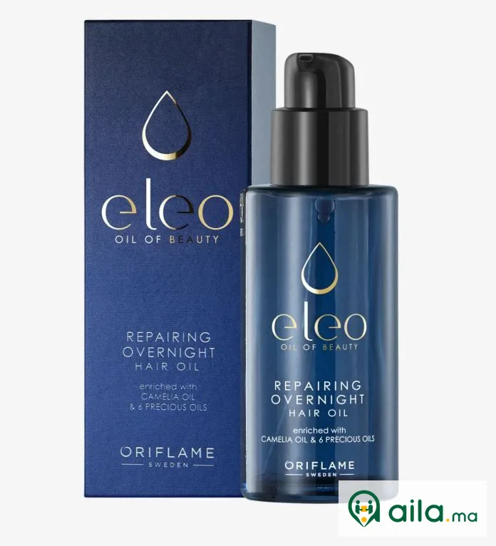 Huile de Nuit Réparatrice pour les Cheveux Eleo