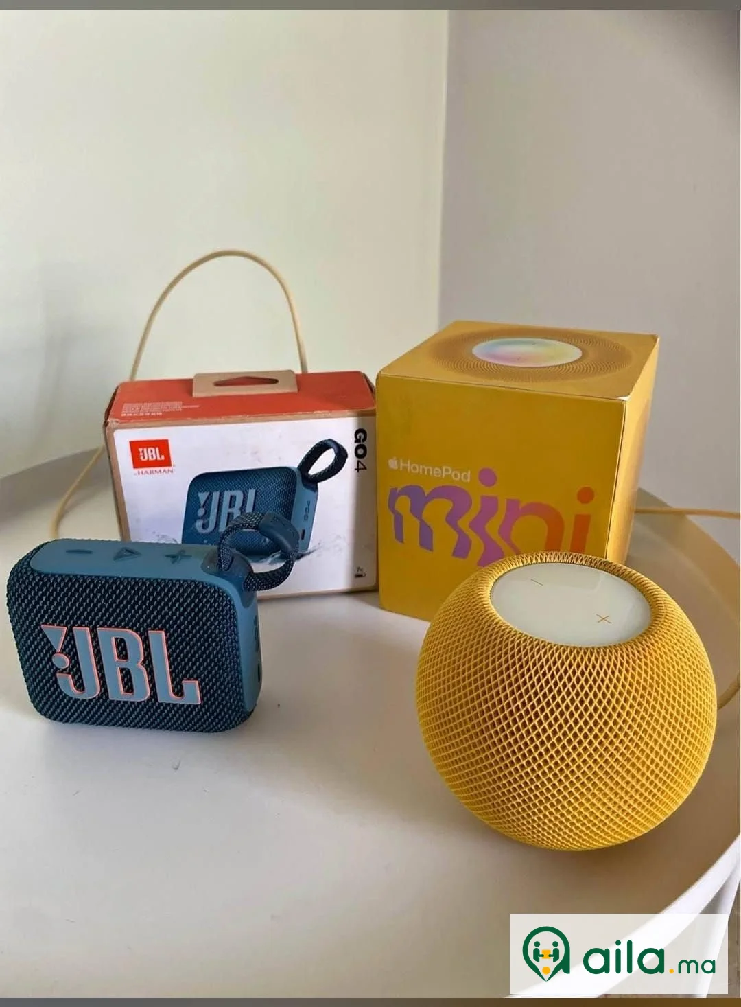 HOMEPOD APPLE ET ENCEINTE JBL
