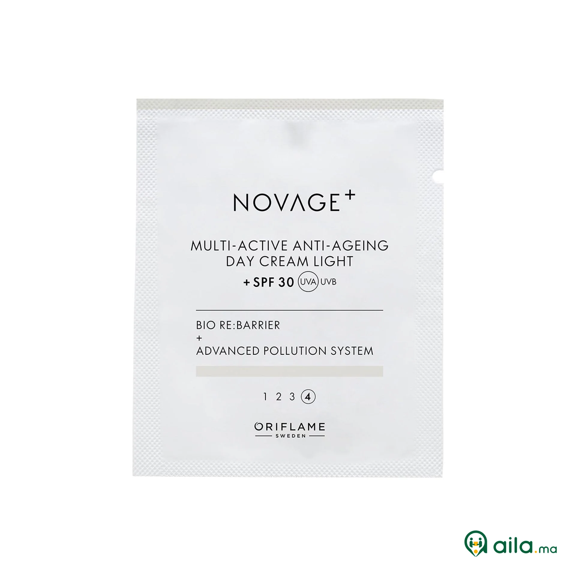 Crème de Jour Legère Multi Active Anti-Âge SPF 30 Novage+ (Echantillon)